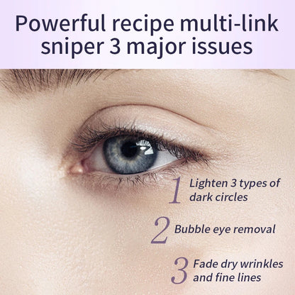 O'CHEAL Hyaluronic Acid Eye Cream Roller with Massager, Anti-Wrinkle, Dark Circle & Eye Bag Care, Moisturizing Anti-Aging Skincare for Eyes