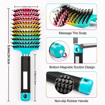 Magic Scalp Massage Hair Brush for Women – Professional Detangling Brush for Wet, Curly Hair and Everyday Hair Care