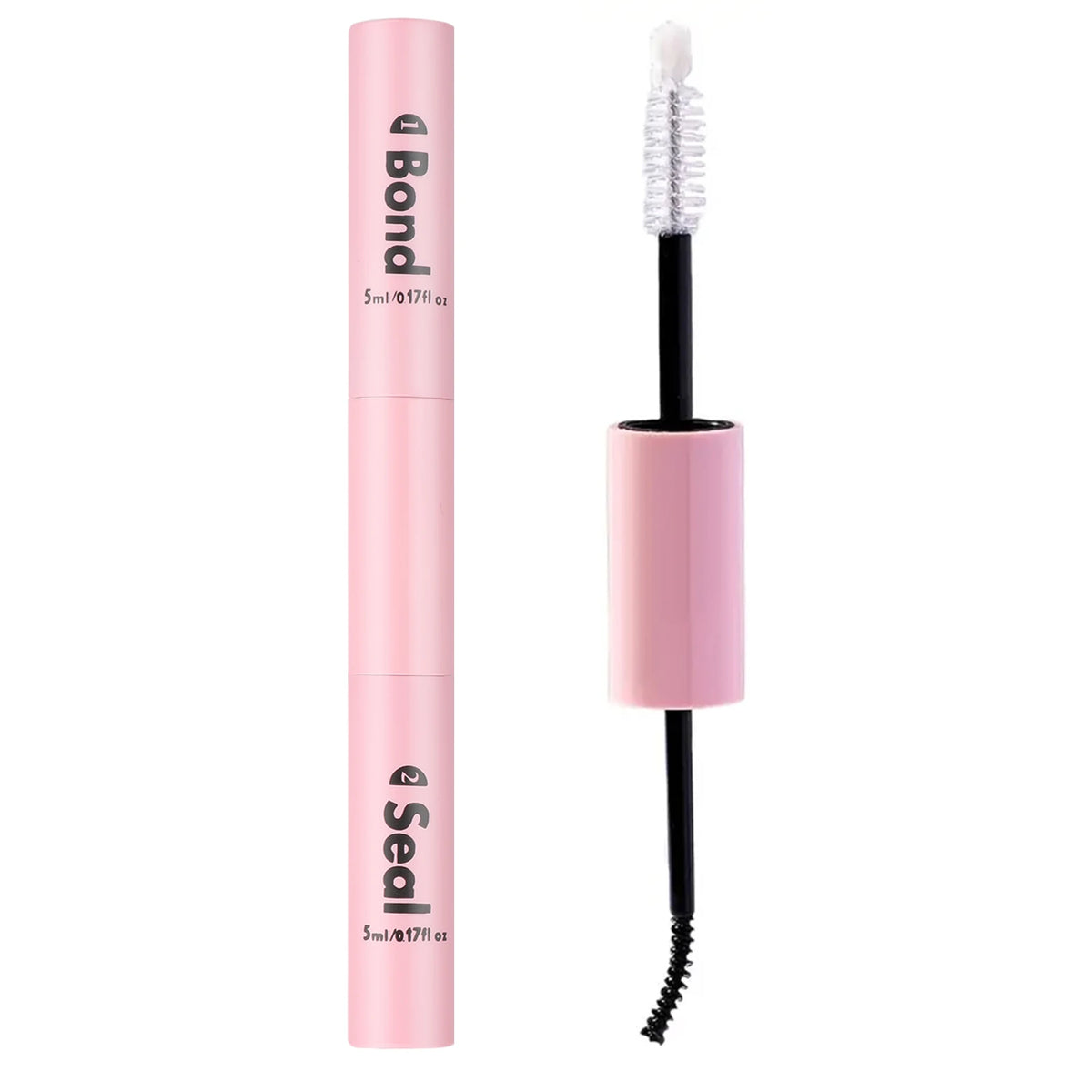 Lash Glue & Seal Kit with 10ml Super-Strong Hold Adhesive, 5ml Lash Glue Remover and Precision Tweezers for Individual Lash Extensions