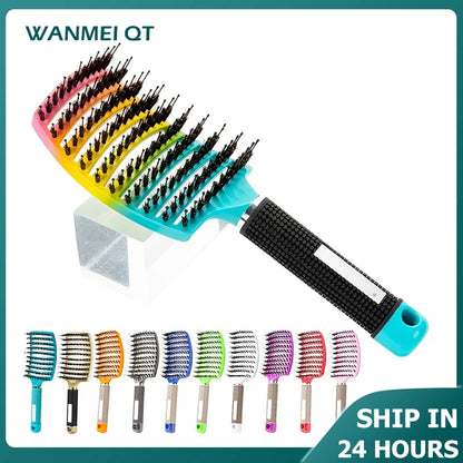 Magic Scalp Massage Hair Brush for Women – Professional Detangling Brush for Wet, Curly Hair and Everyday Hair Care